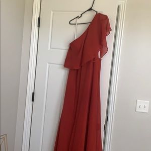 Azazie Rust Dress